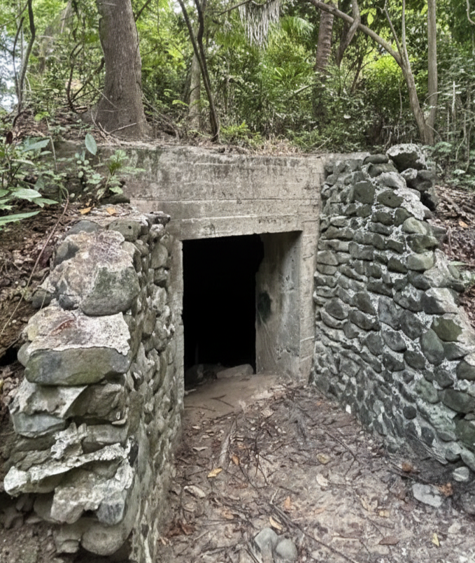 Japani Bunker at North Bay Island Light House 