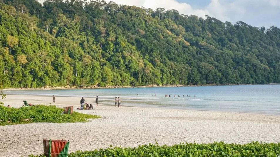 Radhanagar Beach in Andaman – one of the top things to do in Andaman for relaxing, scenic ocean views and beach experience